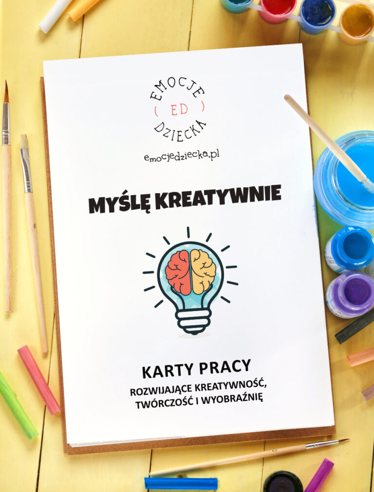 Plan Pracy W Zlobku Dla Najmłodszych Karty pracy - rozwijające kreatywność, twórczość i wyobraźnię "Myślę